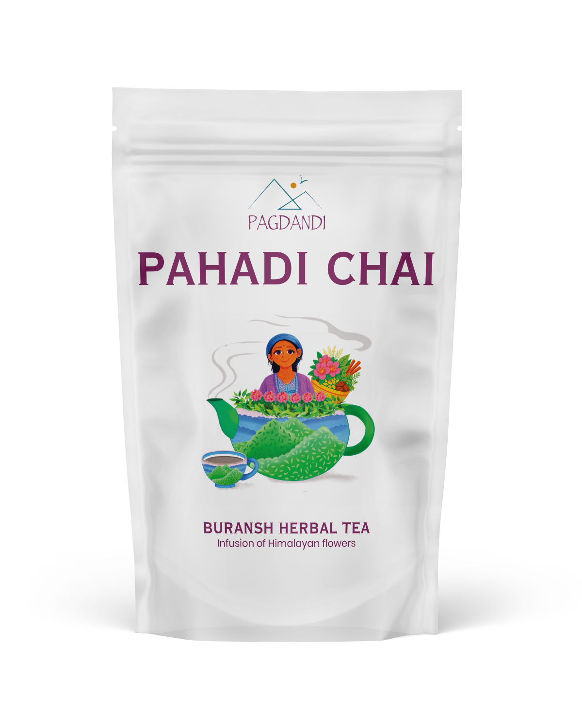 Buransh Herbal Tea — front